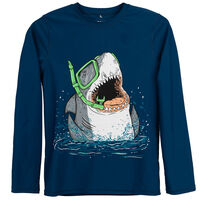 Traje de Baño Polera UV Niño Cutback Navy