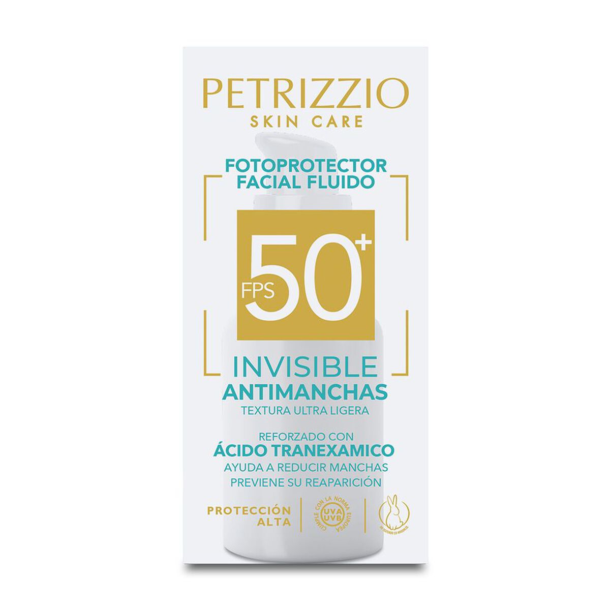 Protector solar rostro antimanchas invisible FPS50