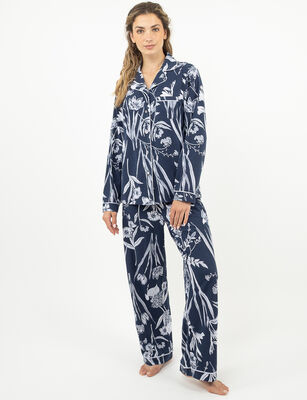 Imagen 2 del producto Pijama Conjunto Mujer Zibel Azul, Negro, Rosa