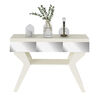 Mesa de Arrimo Rodler Espejo Blanco