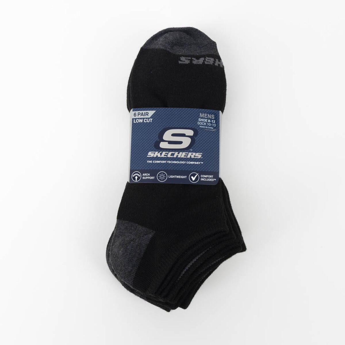 Pack 6 Calcetas Hombre Skechers