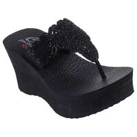 Sandalia Urbana Mujer Skechers Negro