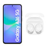 Combo Celular Samsung Galaxy A36 128GB 6,7" Negro + Aud&iacute;fonos Bluetooth Samsung Galaxy Buds Core Blanco