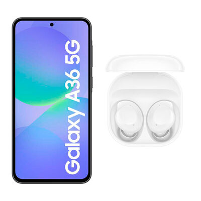 Imagen 1 del producto Combo Celular Samsung Galaxy A36 128GB 6,7"" Negro + Audífonos Bluetooth Samsung Galaxy Buds Core Blanco