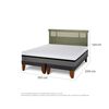 Cama Europea CIC Base Dividida King Balance + Respaldo Dublin Olivo