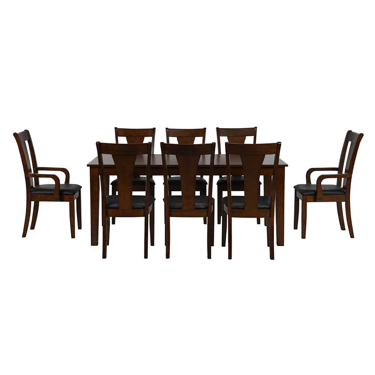 Juego de Comedor CIC Thomas Roble 6 Sillas + 2 Sitiales