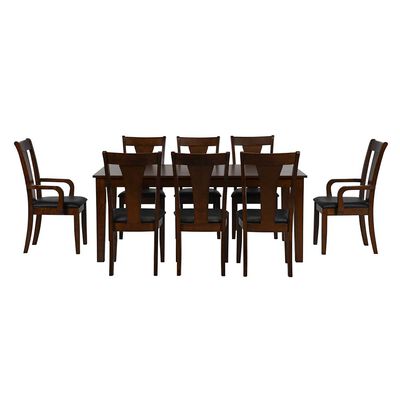 Juego de Comedor CIC Thomas Roble 6 Sillas + 2 Sitiales