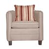 Juego de Living Ruzam Mobel Barcelona Sofá 3 Cuerpos + Dos Sillones 1 Cuerpo Lino Beige