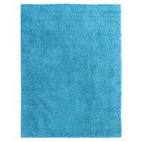Alfombra Shaggy Idetex Lisa Turquesa 133 x 180 cm