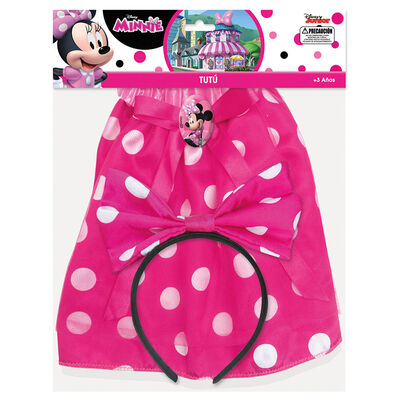 Falda Minnie Con Accesorio Disney
