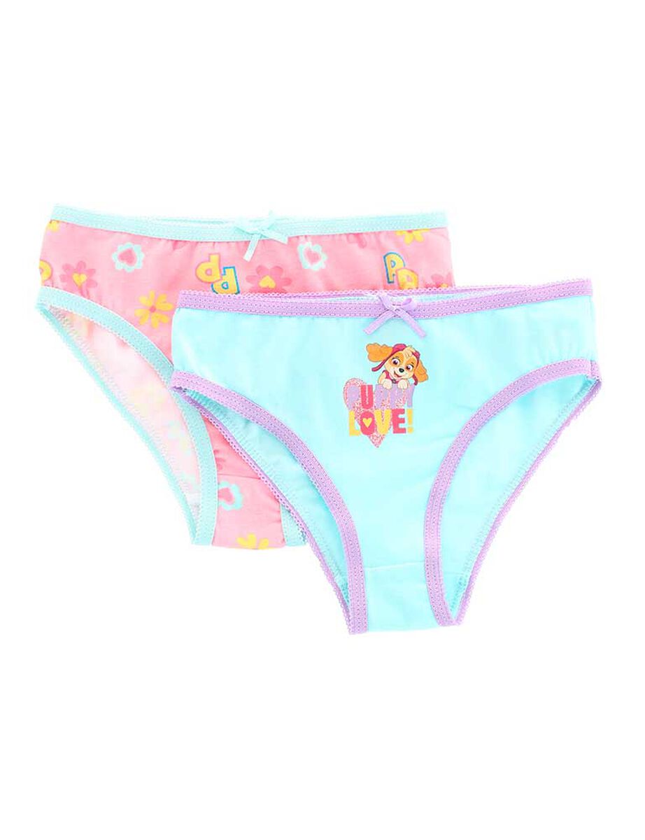 Pack 2 Calzón de Algodón Niña Paw Patrol