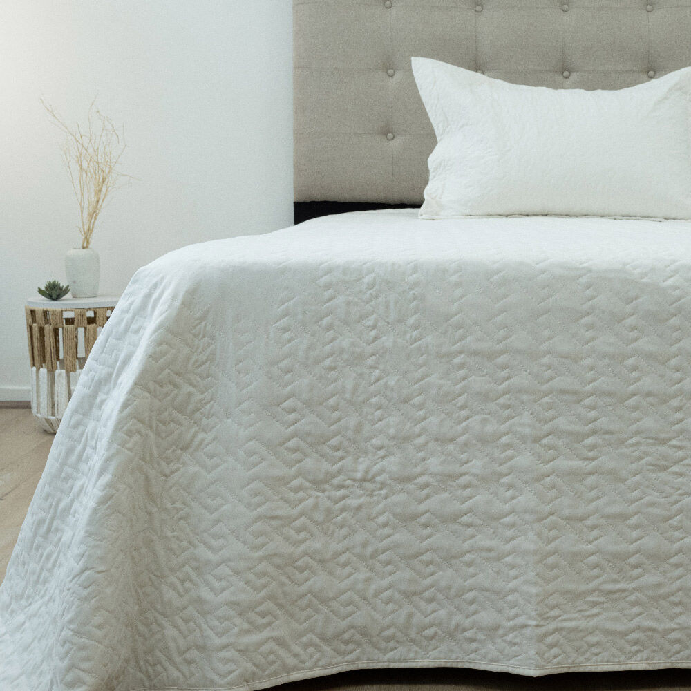Quilt Doral 1,5 Plazas Lumi Velvety Blanco