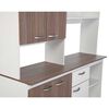Mueble de Cocina CIC Paula Nogal Africano Blanco 1 Cajón
