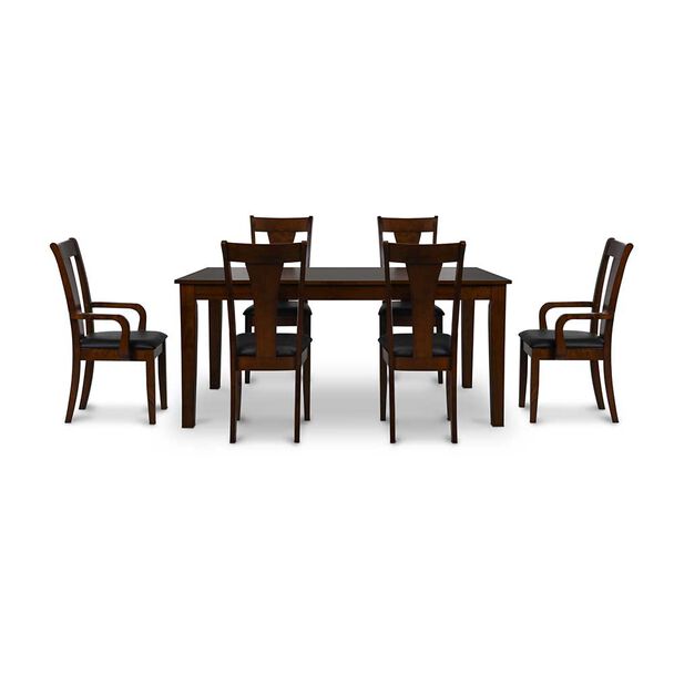 Juego de Comedor CIC Thomas Roble 4 Sillas + 2 Sitiales