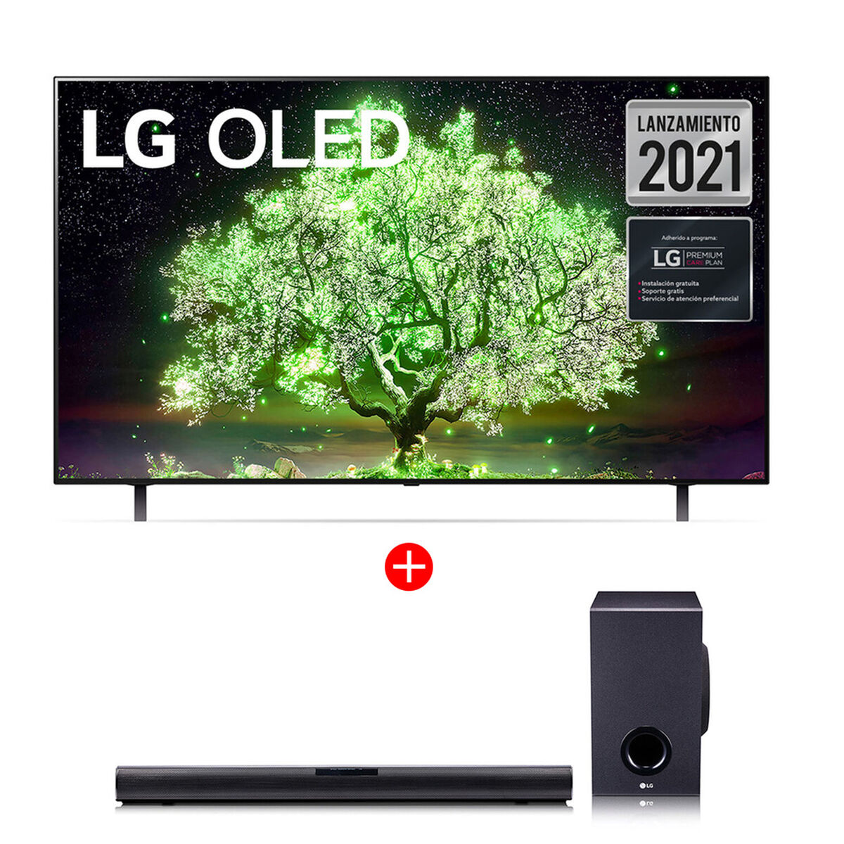 Combo OLED 55" LG OLED55A1PSA Smart TV 4K Ultra HD + Soundbar SJ2 Bluetooth