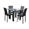 Juego de Comedor Spazzio Prisma Cuadrado 4 Sillas
