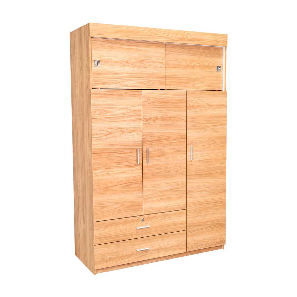 Closet Tuhome Manila 5 Puertas 2 Cajones Duna Blanco