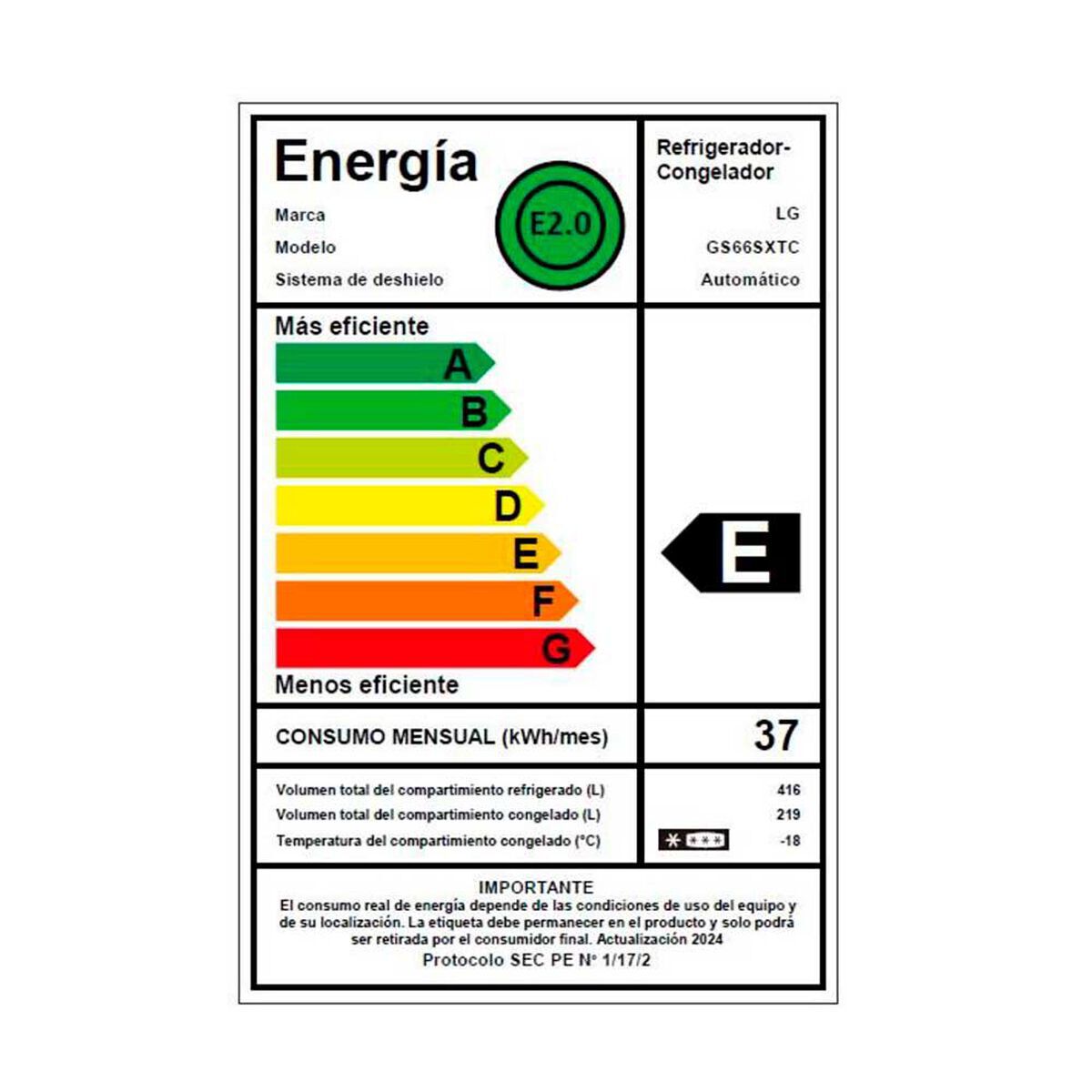 Combo Refrigerador Side By Side LG 598 lts + Smart TV Caixun LED 32"