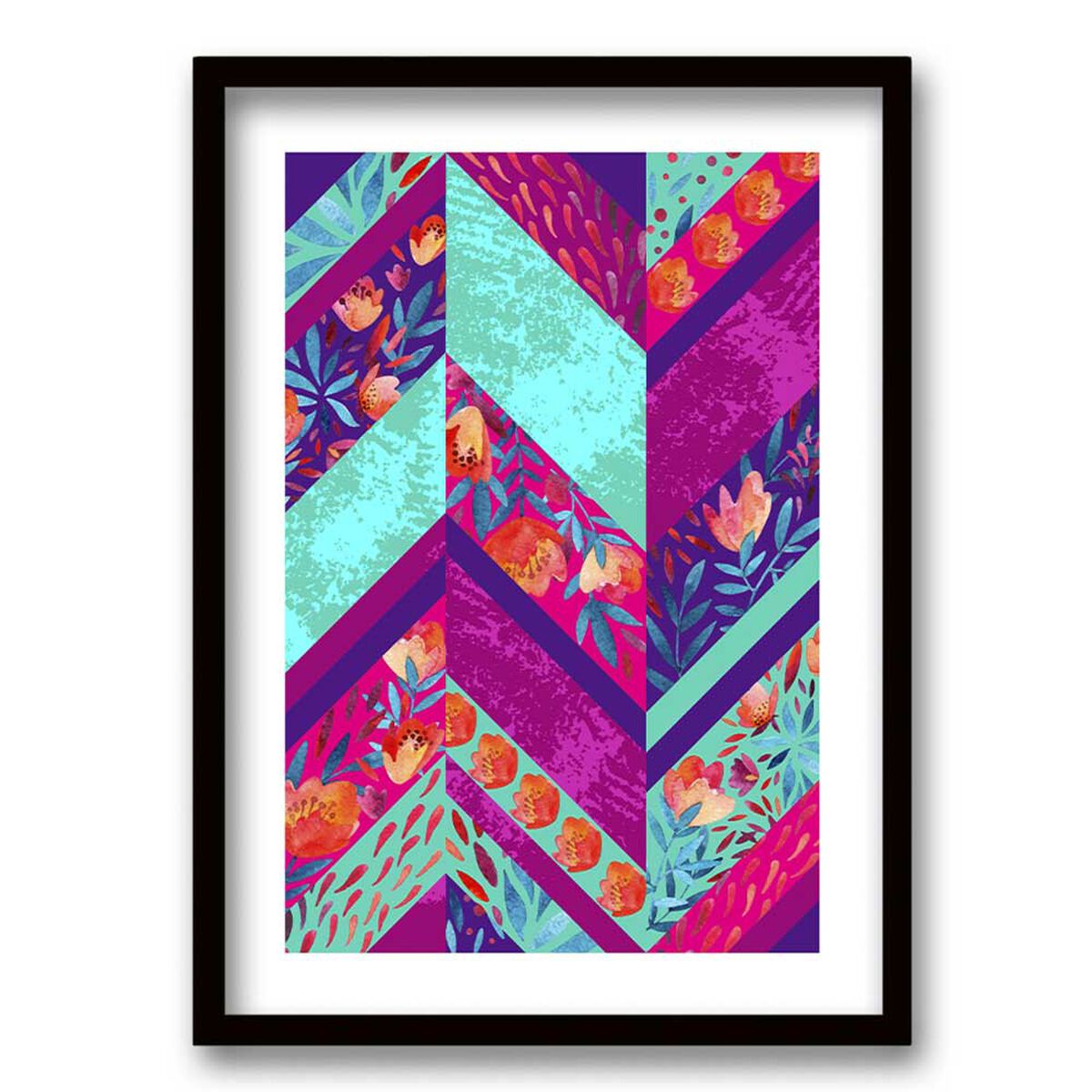 Cuadro Decorativo Retela Color Rectangular 50 x 35 cm
