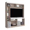 Estante TV TuHome Dante Hasta 65" Taupe Y Fresno