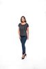 Polera Manga Corta Mujer Rock Caviar