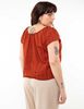 Blusa Botones Manga Corta Mujer Extralindas