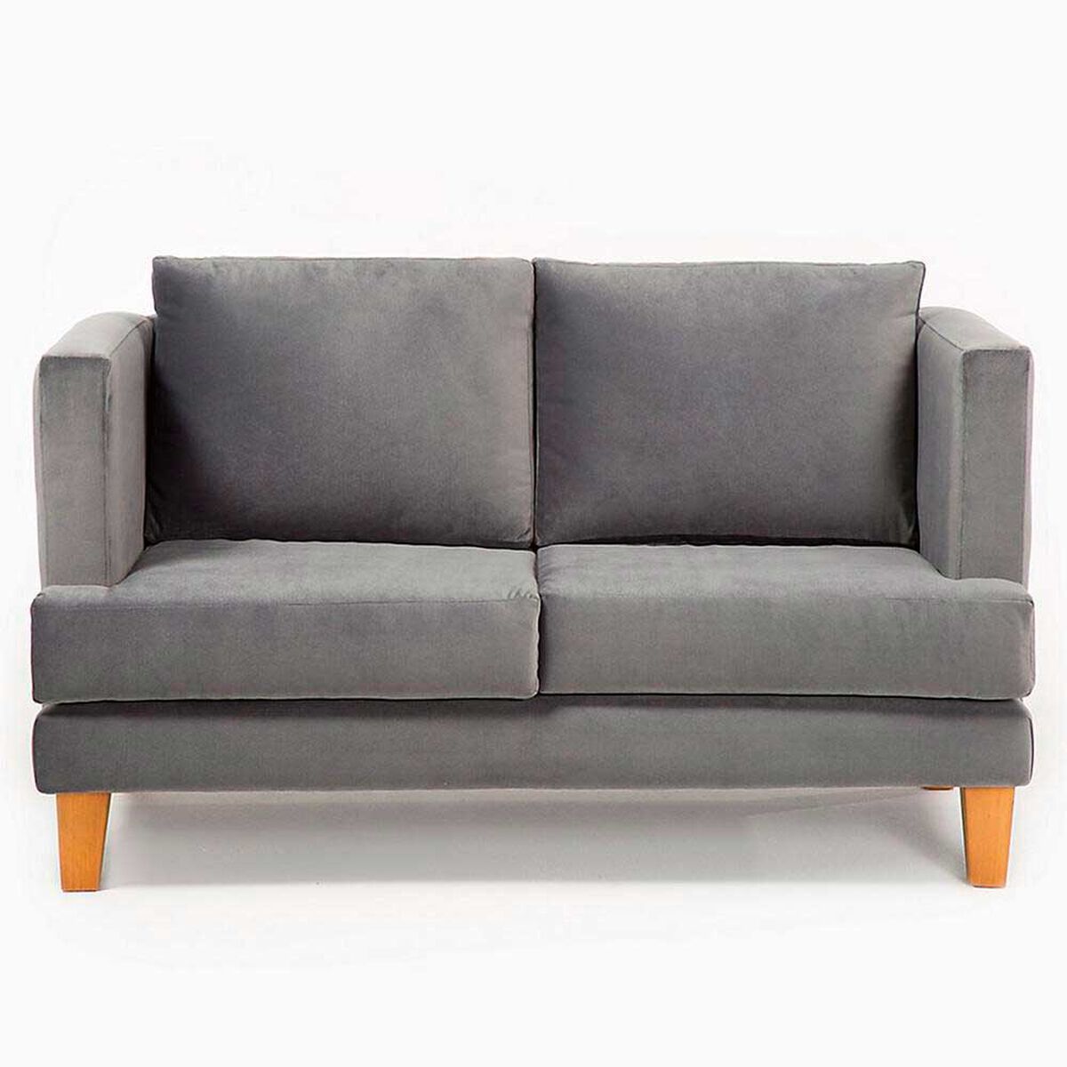 Juego de Living Barra Design Larisa Sof&aacute; 2 Cuerpos + Dos Sillones 1 Cuerpo Gris