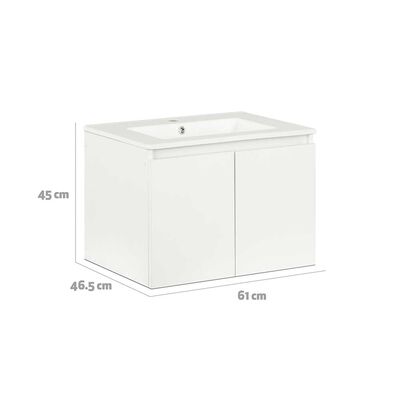 Imagen 2 del producto Vanitorio CIC Monaco 2 Puertas Blanco