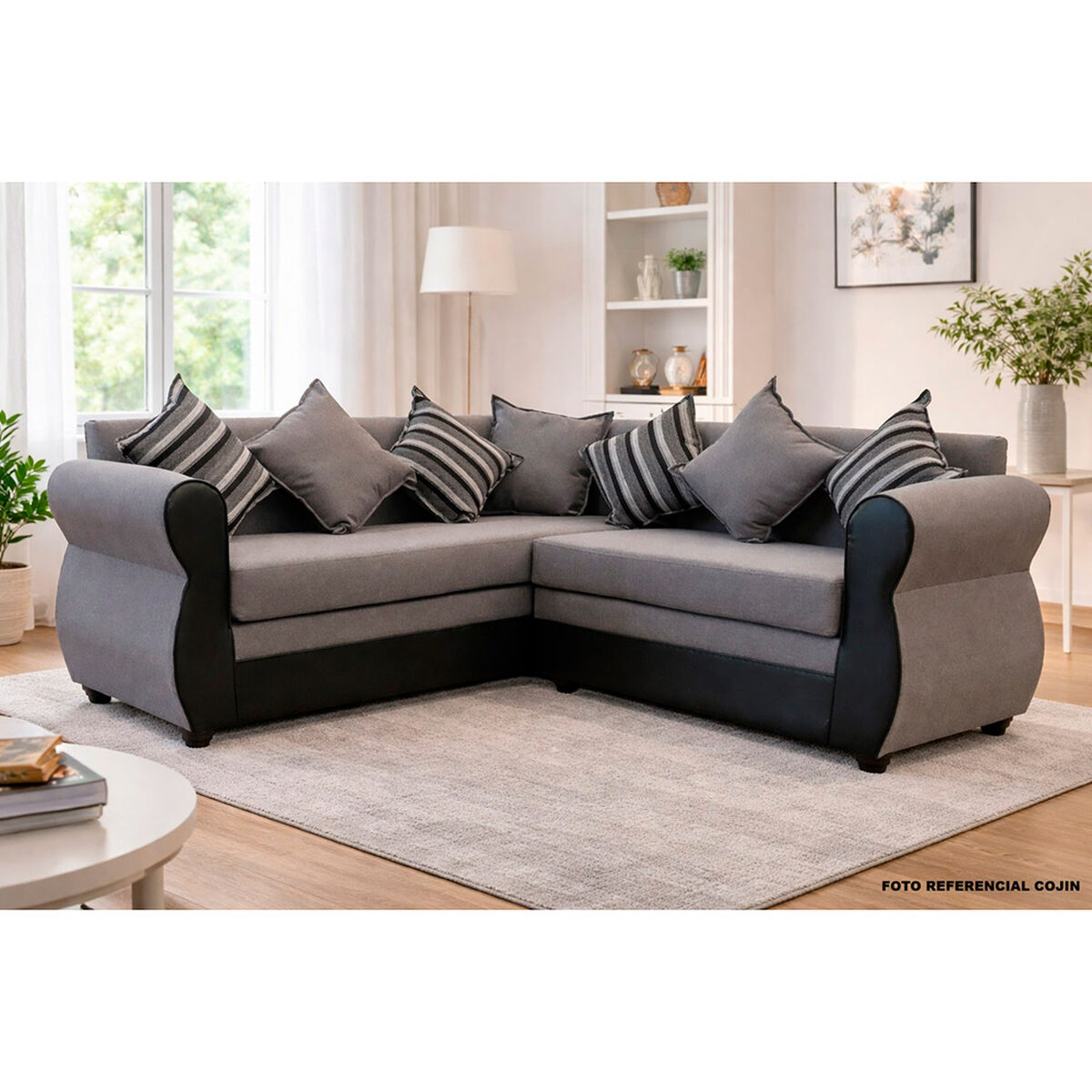 Seccional Almore Francia 5 Cuerpos Gris Negro
