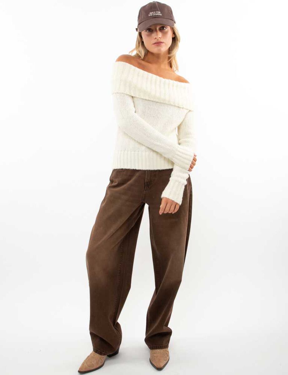 Sweater Bardot Mujer Icono