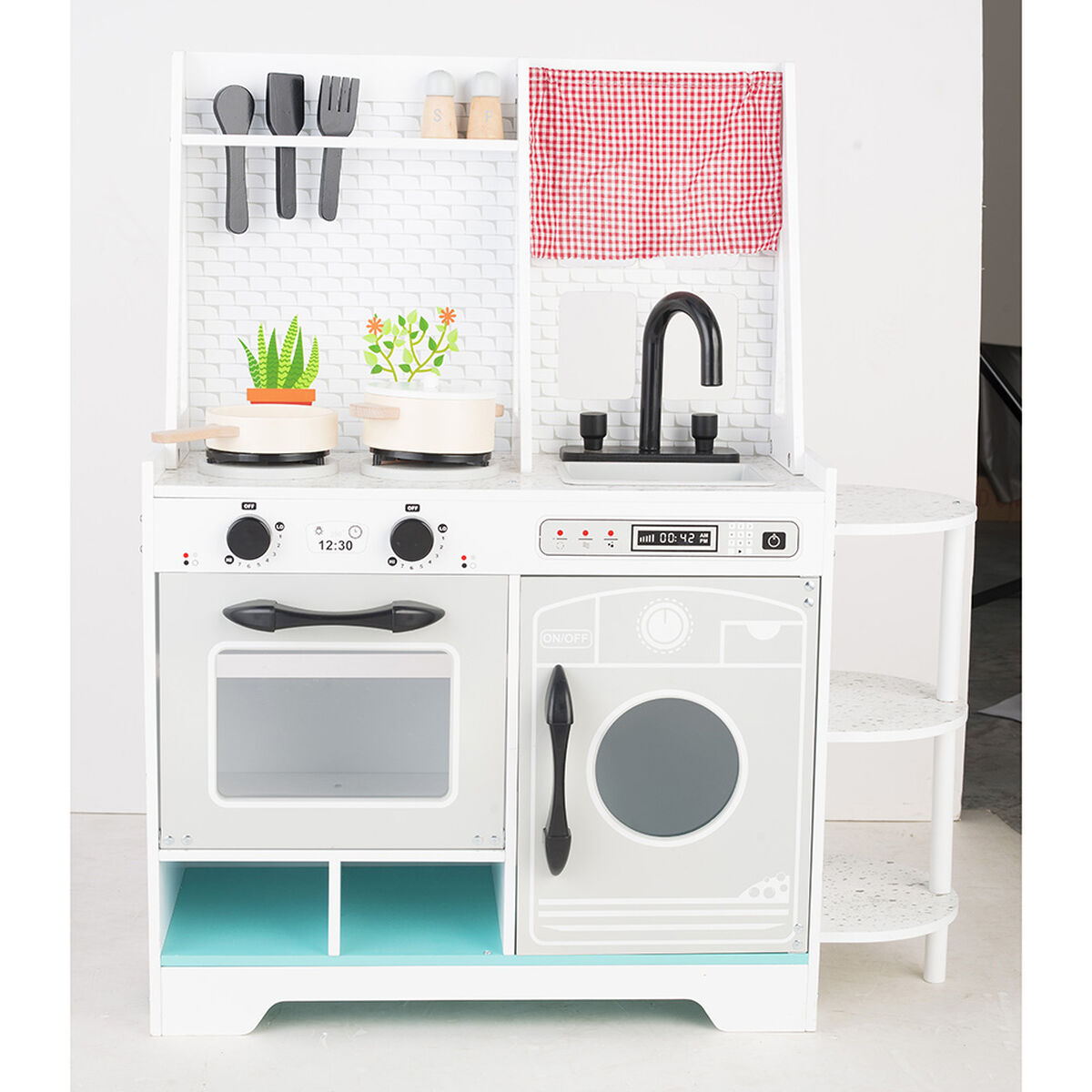 Cocina De Madera Gamepower Gris/Calipso con Accesorios