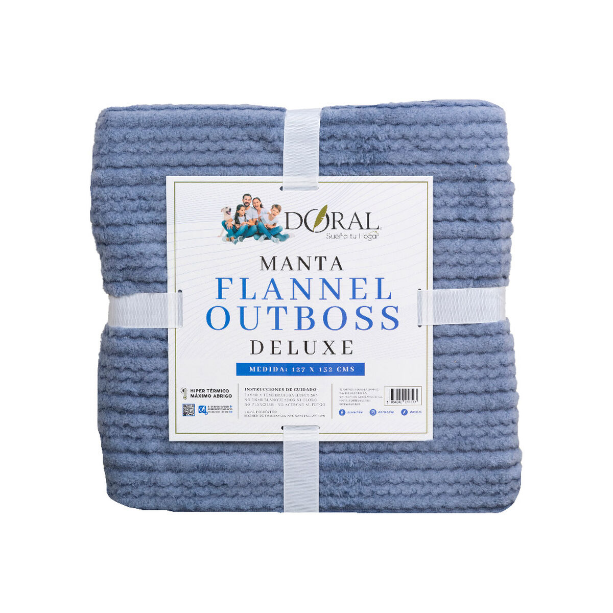 Manta Doral Flannel Outboss 127x152 cm D5
