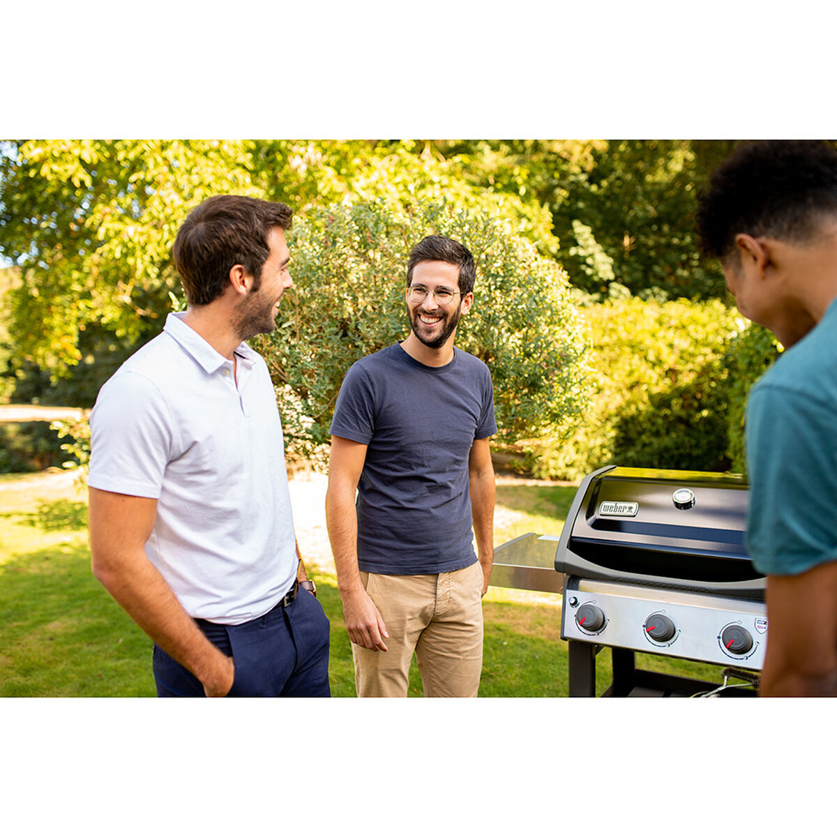 Parrilla a Gas Weber Acero Esmaltado 3 Quemadores