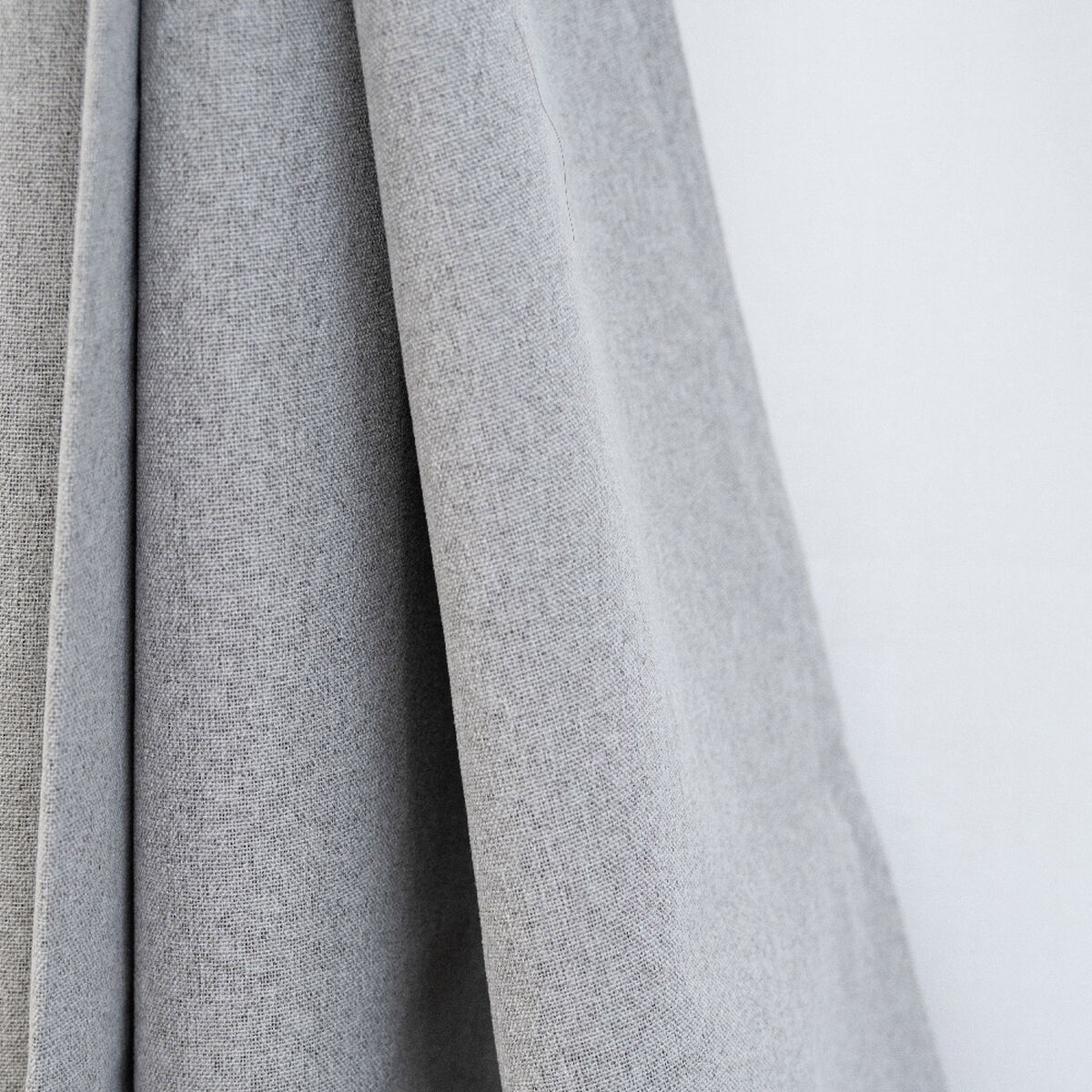 Set Cortina Doral Muguet 6 Piezas 140x220 cm Gris