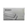 Set 2 Fuentes para Horno Vidrio Brando Fuente Blanco 1 lt | 2,2 lt