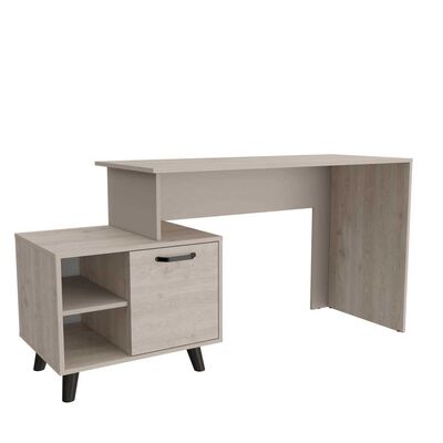 TUHOME Escritorio Tuhome Leira Ceniza-Taupe