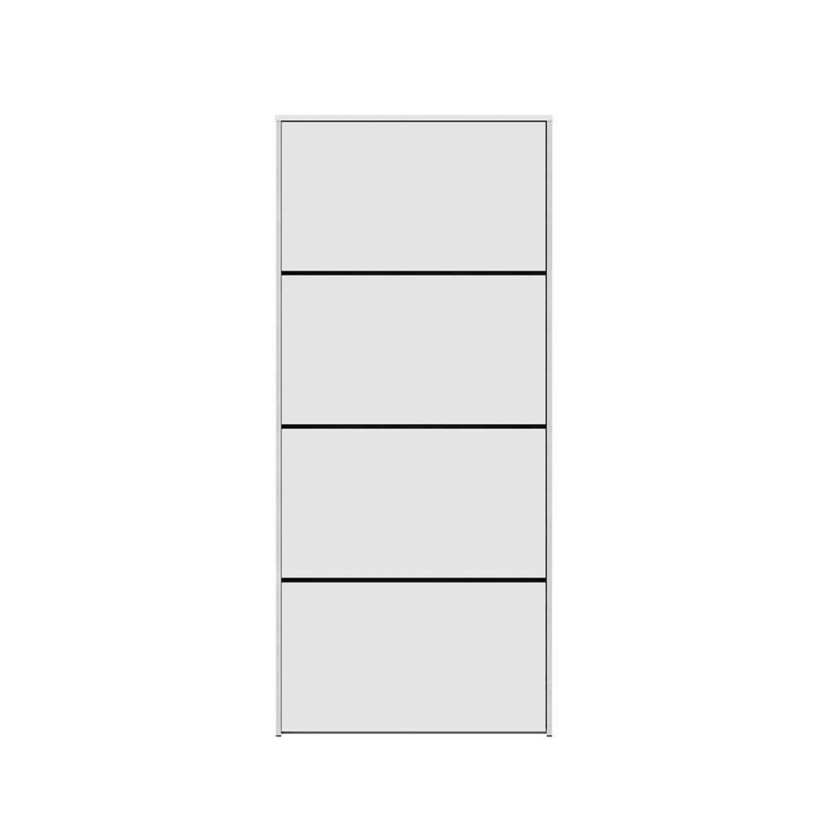 Zapatera Vekkahome Americana 4 Puertas Blanca