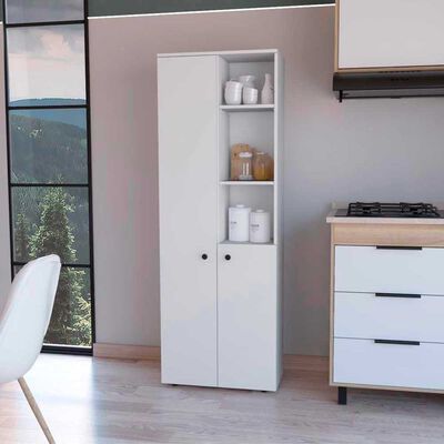 Isla de Cocina TuHome Konik 2 Puertas Blanco