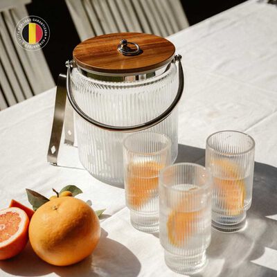 Imagen 2 del producto Hielera de Vidrio con Tapa Simplit Charlotte 3,8 Litros