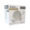 Vajilla Porcelana Doral Angelis 12 Piezas Donna