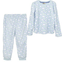 Conjunto Pijama Polar Niña Chess Celeste, Rosa