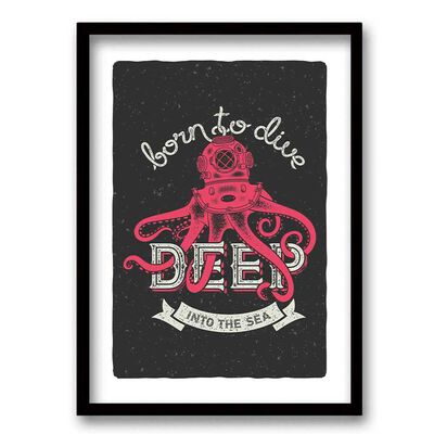 Cuadro Decorativo Retela Deep Sea 50 x 35 cm