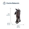 Coche Balancin Dorado Bebesit