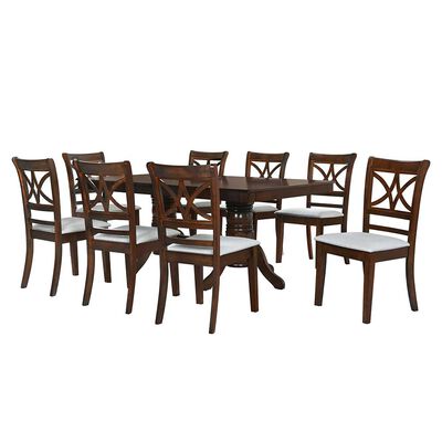 Juego de Comedor Zoy Home Holbox 8 Sillas Beige