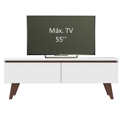 Imagen 2 del producto Rack TV Vekkahome Le Mans Hasta 55"" Blanco