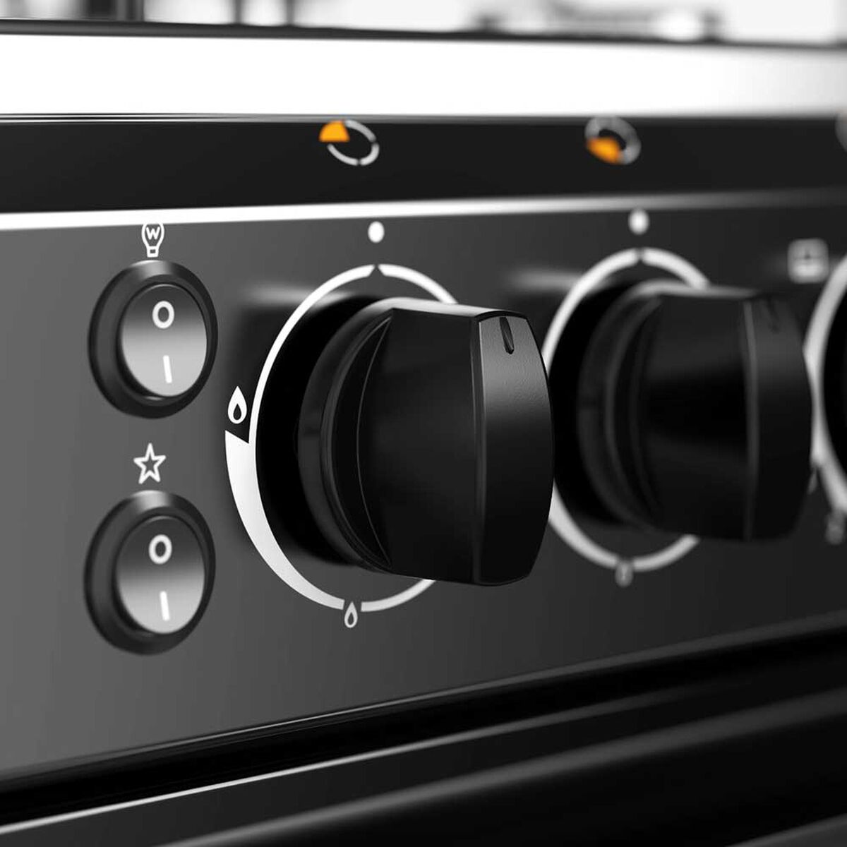 Cocina a Gas Midea MCG-4QSG20NSBK 4 Quemadores