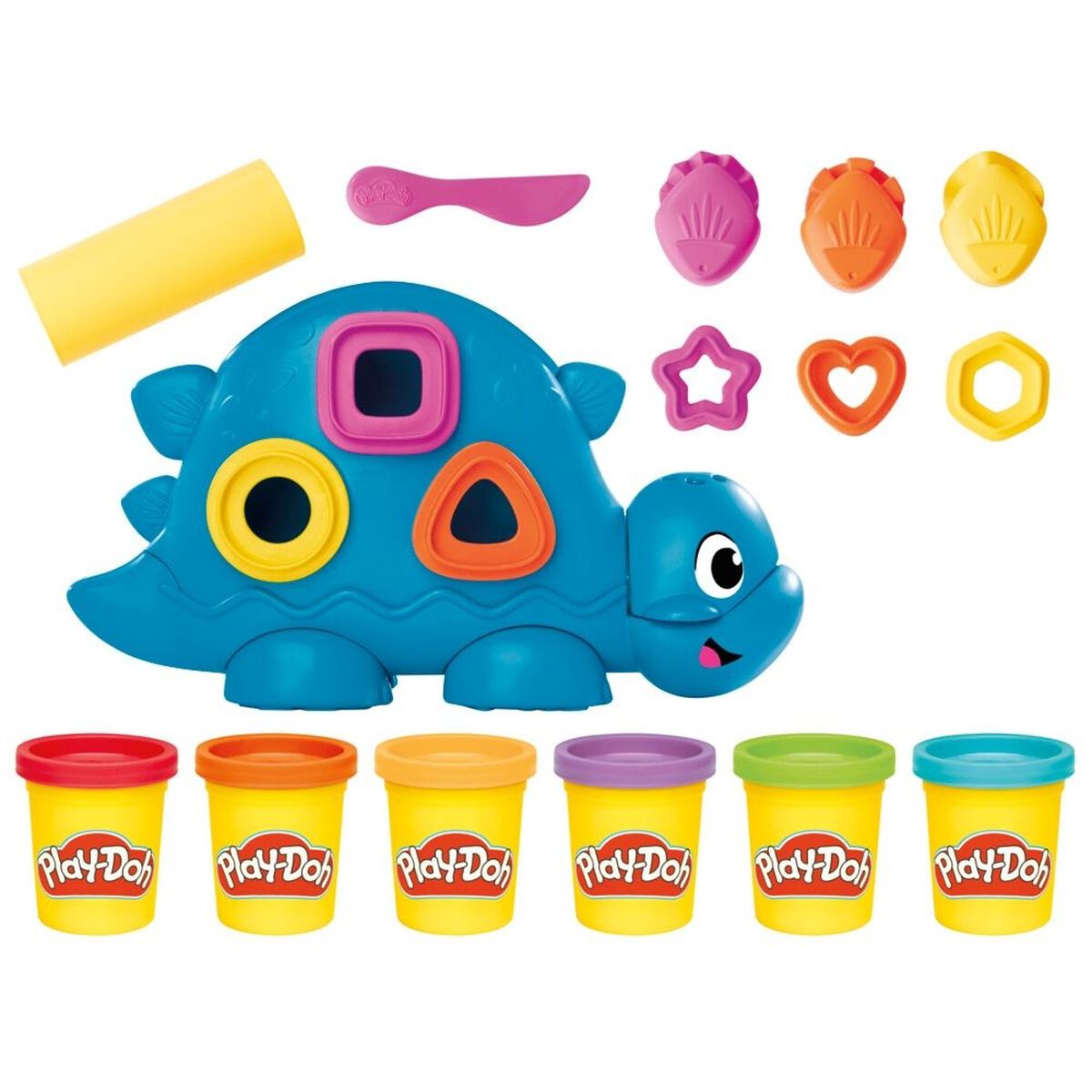 Set de Masa Moldeable Dinosaurio Forma y Colores Play-Doh