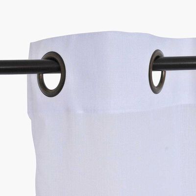 Imagen 2 del producto Set Cortinas Velo Lino-Argolla Blanca 140X220 Cm