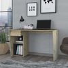Escritorio Recto TuHome Berlin 1 Cajón Duna Plomo