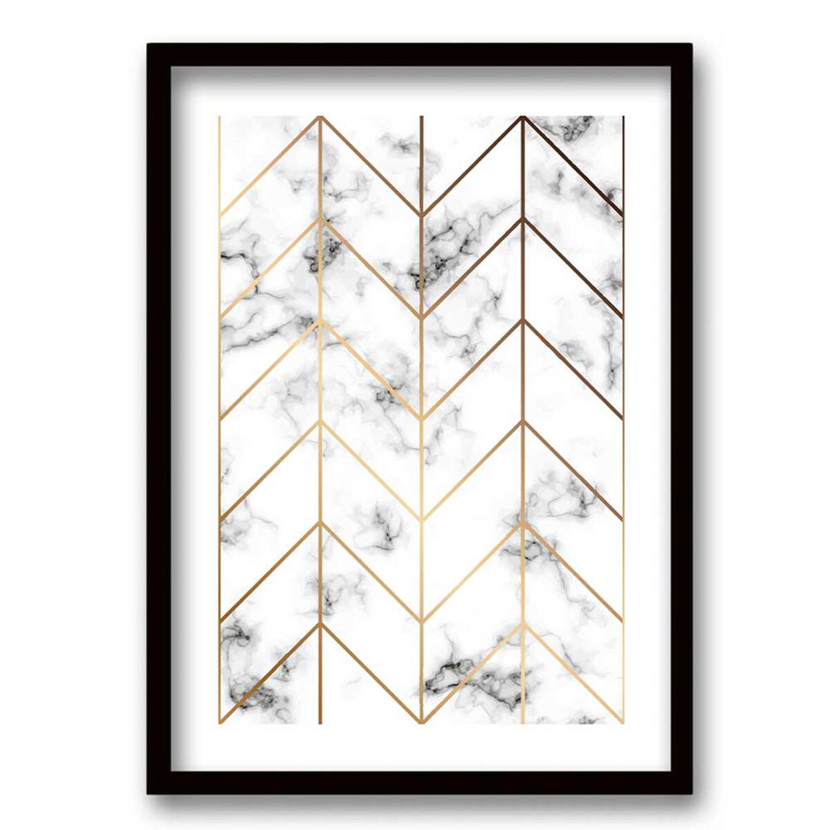 Cuadro Decorativo Retela Patr&oacute;n Dorado 70 x 50 cm